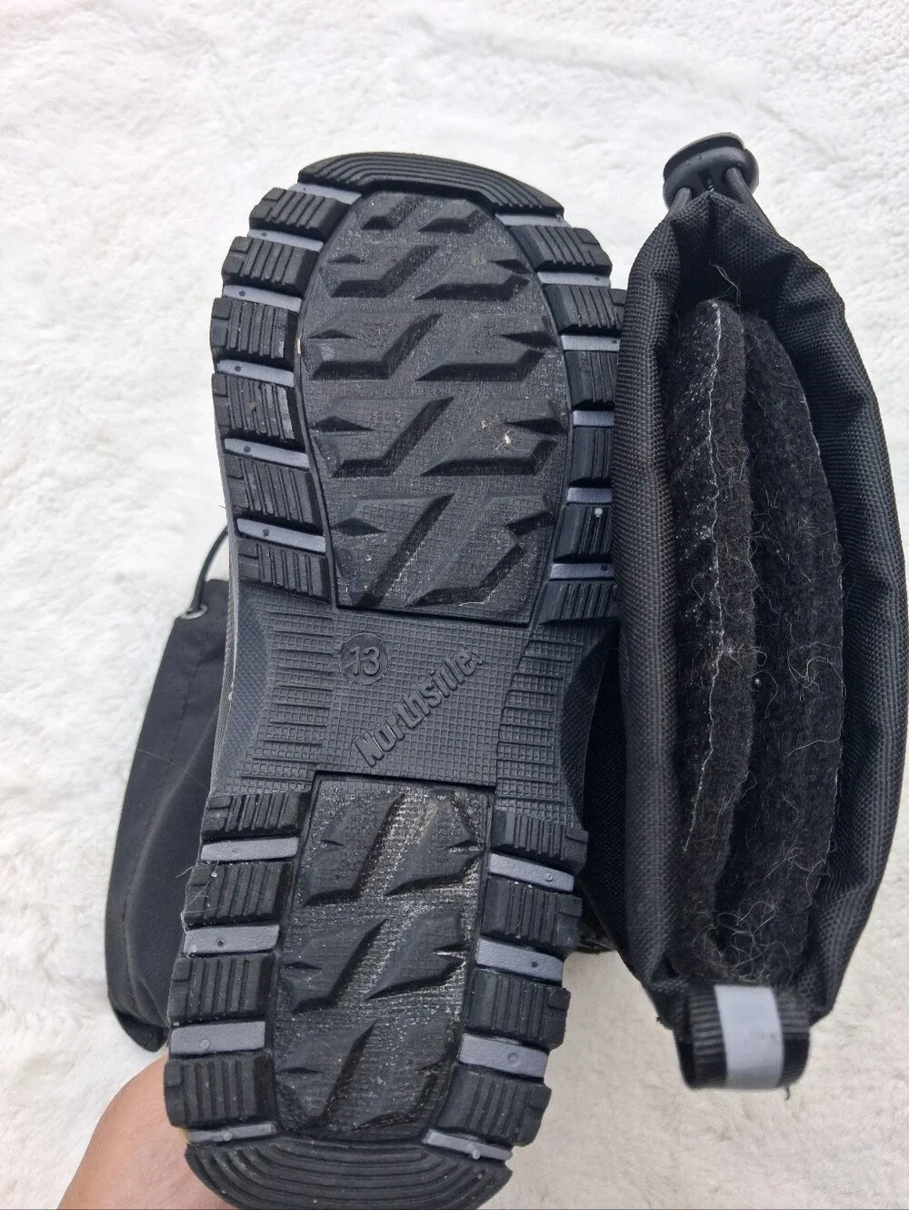 Kids Northside  Black Winter Snow Boots